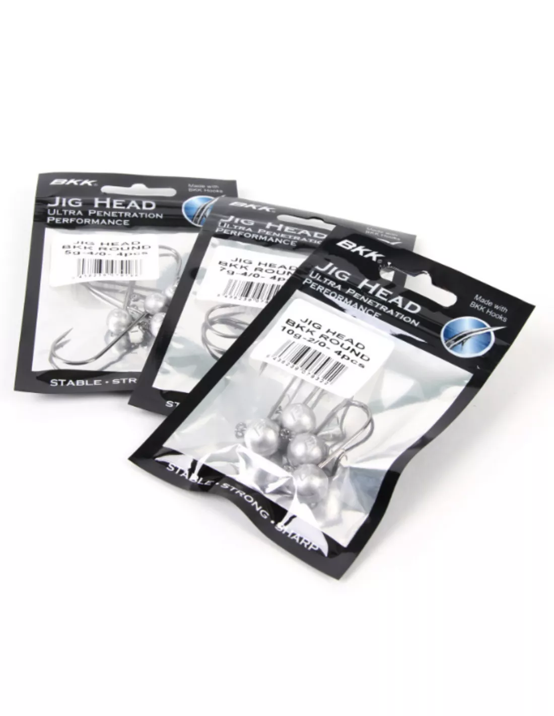 BKK JIGHEAD ROUND BAITKEEPER 17 - 50 GRAM (BLISTER)