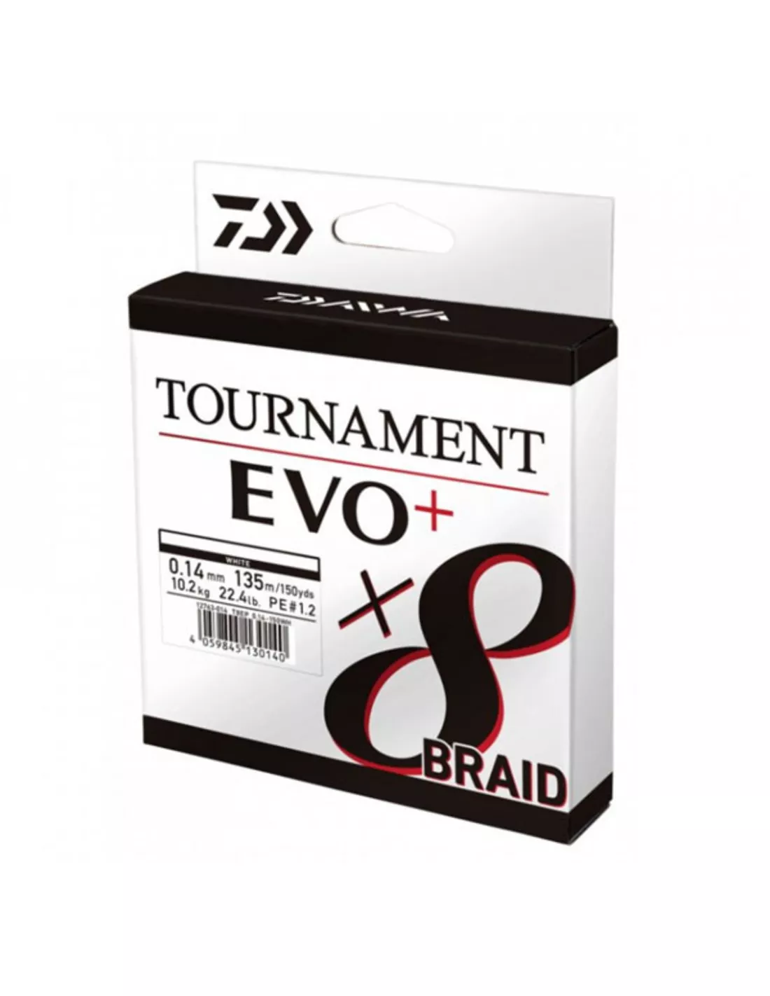 DAIWA TOURNAMENT 8-BRAID EVO+ (135 MTR) CHARTREUSE