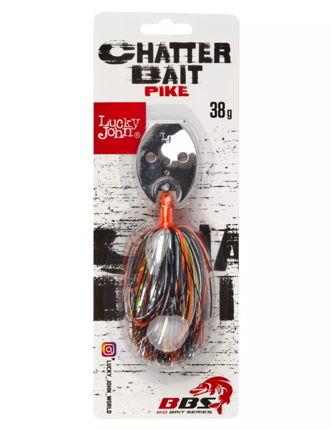 LUCKY JOHN CHATTERBAIT PIKE (38 GRAM)