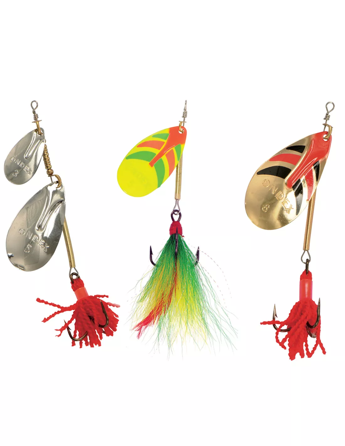 ONDEX SNOEK SPINNERS (3 STUKS)