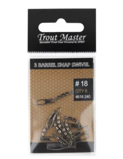 SPRO TROUT MASTER 3 BARREL SNAP SWIVELS